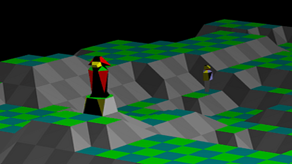 An augmented reality sentinel game!