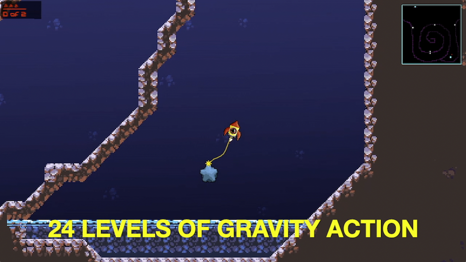 A local multiplayer 'cave flyer' party game